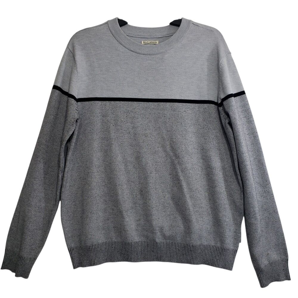 Scott James of England Men's Large Two Toned Crewneck Sweater